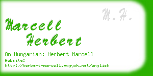 marcell herbert business card